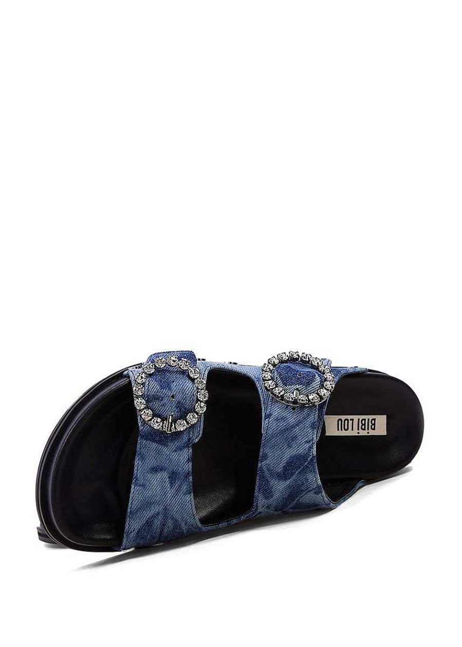 Scarpa BIBI LOU Sandali Bassi | Amaya Blu Denim