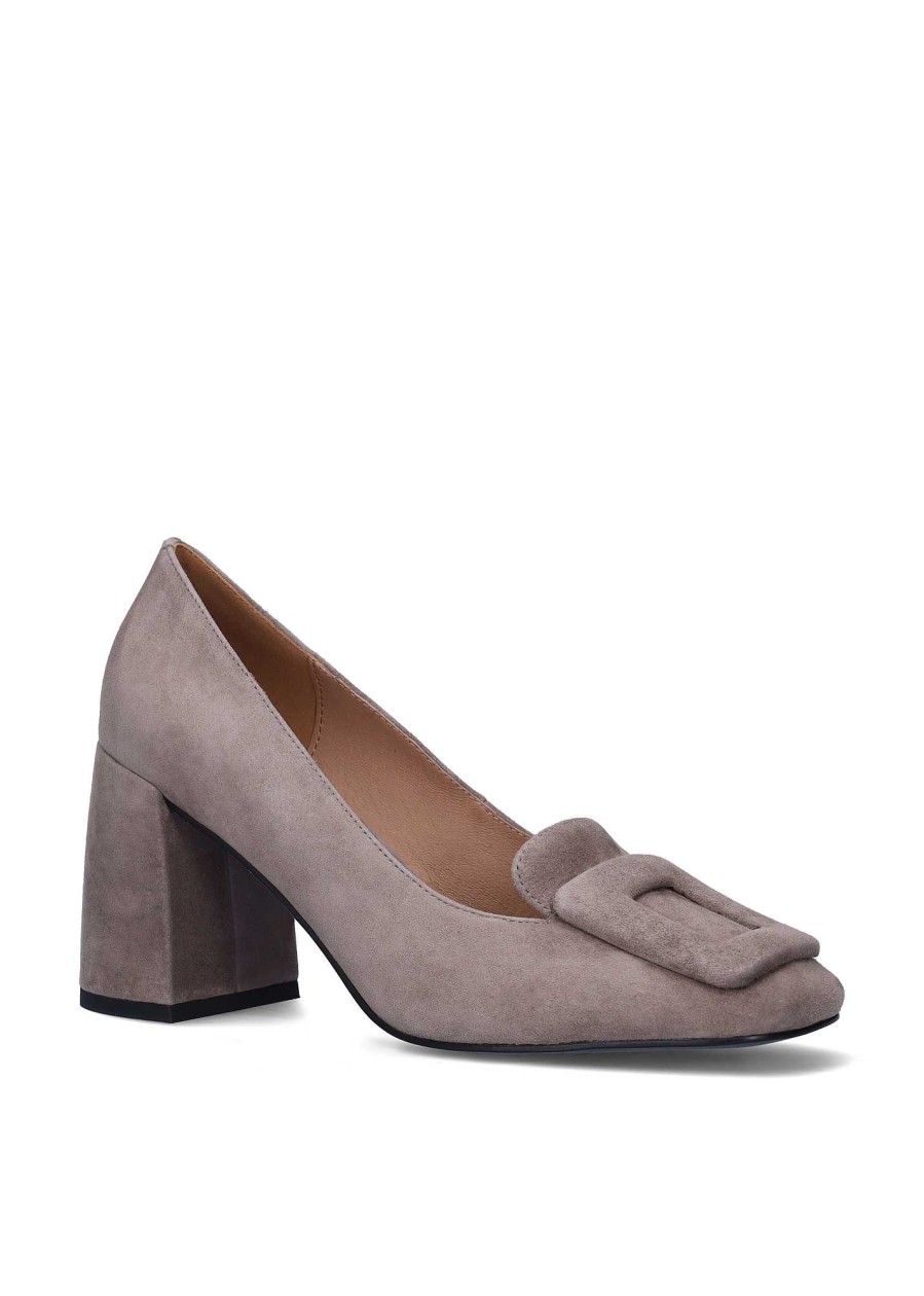 Scarpa BIBI LOU Mocassini Con Tacco Alto | Marla Grigio